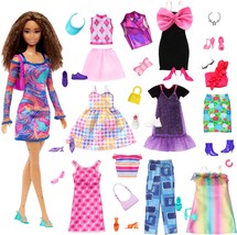 Barbie Fashionistas Doll #206 with Crimped Hair &amp; Freckles Wearing Remov... - £14.54 GBP