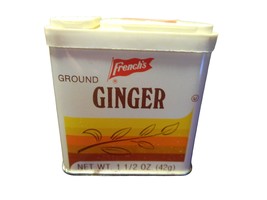 Vintage French&#39;s Ground Ginger Spice Tin Estate Find - $441.91 MXN