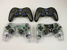 Four PlayStation Wireless Controllers Sony PS2 Lot - UNTESTED - £7.77 GBP