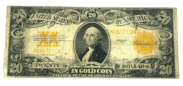 Series of 1922 $20 Gold Certificate Fine+ Condition FR #1187 Speelman/White - $395.99