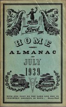 Ford Home Almanac - July 1939 - £8.64 GBP