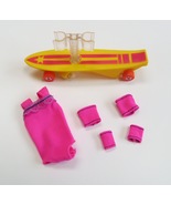 1978 Super Teen Skipper Original Outfit and Skateboard, Vintage Mattel Barbie - $15.00