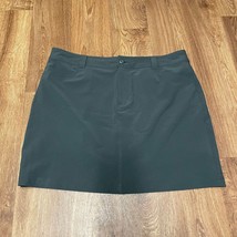 Eddie Bauer Womens Solid Gray Skort Size 14 Tennis Skirt Attached Shorts - £18.73 GBP