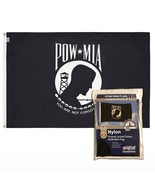 3&#39;x5&#39; Printed Nylon Grommeted POW/MIA Military Flag by Betsy Flags - £15.85 GBP