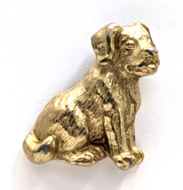 VTG Mongrel Mutt Dog Puppy Gold Tone Figural Pin Tie Tack Avon Animal Je... - $11.69