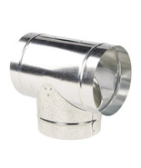 Master Flow Round Tee 3 Inch HVAC Duct Fitting Galvanized Steel Vent Con... - €14,16 EUR