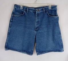 Rustler Men&#39;s Denim Jean Shorts Size 34 Inseam 8&quot; - $16.82