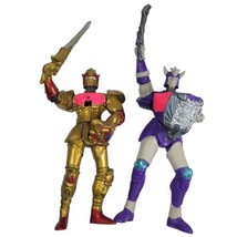 Jousting Mystic Knights of Tir Na Nog ROHAN vs ICE LORD Figure 1998 Bandai  - $12.19
