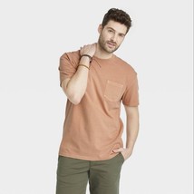 Men&#39;s Short Sleeve Apricot/Bronze Garment Dyed T-Shirt - Goodfellow &amp; Co... - £5.50 GBP