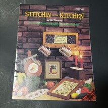 Plaid Stitchin in the Kitchen Cross Stitch Pattern Book Viki Thomas 7524 - $5.57