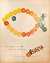 Life Savers Fish In Your Pocket for a nickel candy 1961 Vintage Print Ad - $166.23 MXN
