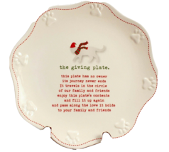 The Giving Plate Christmas Cat Theme New With Tags Porcelain Christmas T... - $231.69 MXN