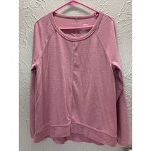 Sonoma Womens Mauve Pink Sweatshirt Round Neck Lounge Relaxation Size Me... - $371.56 MXN