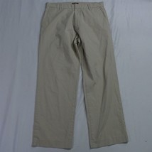 Michael Kors 33 x 30 Khaki Flat Front Chino Pants - £7.06 GBP