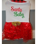 WOOF PET SANTA BABY CHRISTMAS DRESS SIZE XL NEW - £15.49 GBP