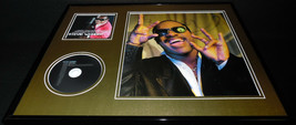 Stevie Wonder 16x20 Framed Icon CD &amp; Photo Display - $79.19