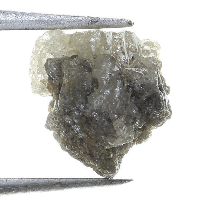 Grey Color 0.67 Ct Loose Natural Rough    Raw Diamond For Ring - $13.74