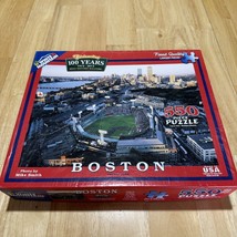 White Mountain Boston Red Sox Puzzle 100 Years Fenway Park 550 Piece Jigsaw - $10.67