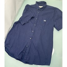 Denim and Supply Ralph Lauren Men Shirt Short Sleeve Star Print Navy Blue XL - £19.76 GBP