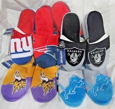 NFL Colorblock Slippers by Forever Collectibles -Select- Size AND Team Below - $25.99