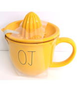 Ceramic Juicer Rae Dunn Ceramic “OJ” Juicer New - $32.42 CAD