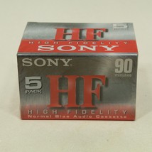 Sony Cassettes Tapes Blank HF High Fidelity 90 Min Audio New Sealed Lot ... - $15.47