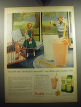 1957 Borden's Buttermilk Ad - Cool off with Borden's Buttermilk ..says Elsie - $18.49