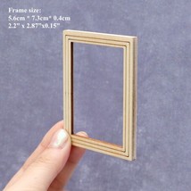 AirAds Dollhouse 1:12 Pictures Frame Photo Frames Unpainted Wood Frames;... - £6.67 GBP