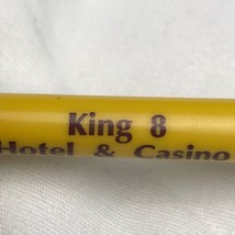 King 8 Hotel Casino Las Vegas Advertising Pen Vintage - $12.88