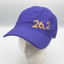 Boston Marathon 26.2 BREW Sam Adams Beer Purple Adjustable Hat Cap Brewery - £23.25 GBP
