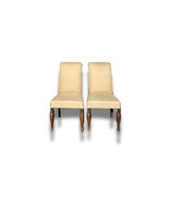 Set of 4 Neutral Beige Basset Brand Dining Chairs - $780.00