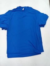 NEW LOT OF 10 BLUE JERZEES MEDIUM T SHIRT HEAVYWEIGHT BLEND 100% COTTON.... - £27.51 GBP