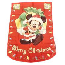 Mickey Mouse Merry Christmas Garden Flag 28x40 Hamilton Limited Edition Holiday - $29.68