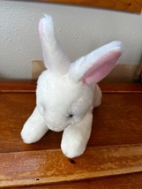 Aurora White Plush Small Floppy Easter Bunny Rabbit Stuffed Animal – 6.5... - $9.49