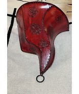 Moroccan henna sconce- Moroccan leather wall sconce- Henna sconce lighting - $827.80 MXN