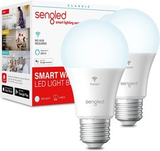 Sengled Smart Light Bulbs, Wifi Light Bulbs, Alexa Light Bulbs, Smart, 2 Pack. - £36.13 GBP