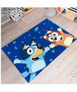 Bluey Area Rug Multicolor Outer Space Slip-Resistant Stain Resistant Rec... - $79.99