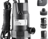 Submersible Thermoplastic Utility Pump with 10 FT Power Cord,Electric Po... - $129.16