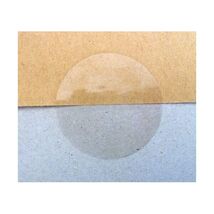 Minilabel 50mm Round Gloss Clear Transparent Seal Stickers (Pack of 50 C... - $12.00