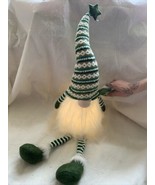 Christmas Sitting Gnome Decorations with Battery LED Light 35” Holiday Home - $564.31 MXN