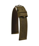 HIRSCH Terra Leather Watch Strap - Tuscan Calfskin Leather - Green - L -... - $98.64 CAD