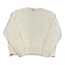 Jantzen Vintage White Cream Knit Sweater Size XL Mens Pullover Warm Made... - $28.04