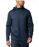 Spyder Mens Hoodie Blue Full-Zip Pockets Stretch Moisture Wicking Long S... - $59.48 CAD
