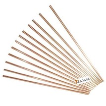 Set of 12 - Prisha India Craft - Solid Copper Drinking Straw for Beer, C... - £30.12 GBP