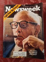 Newsweek September 6 1971 Sept Sep 71 AFL-CIO George M EAN Y Wage Price Freeze - £12.94 GBP