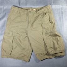 Nike Athletic Department Cargo Shorts Men M 32 Olive Y2k 90&#39;s Streetwear... - $14.95