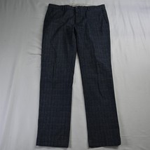 Masons Archivio Storico 36 x 34 Blue Plaid New York Slim Mens Dress Pants - £34.03 GBP