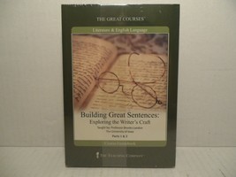 NEW!! Great Courses Building Great Sentences: Exploring Writer’s Craft DVDs BOOK - £15.73 GBP