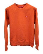 Supreme Small Box Logo Sweatshirt In Cotton Women Orange M - $112.10