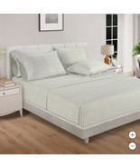 Pure Earth Sheet Set Multicolor Stripe Organic 6-Piece 300 Thread Count ... - $152.60 CAD+